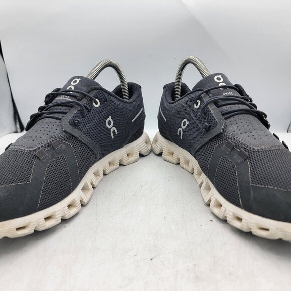 On Cloud 5 Womens 8 Black Shoes Athletic Outdoors Walking Lightweight Running - Picture 2 of 14